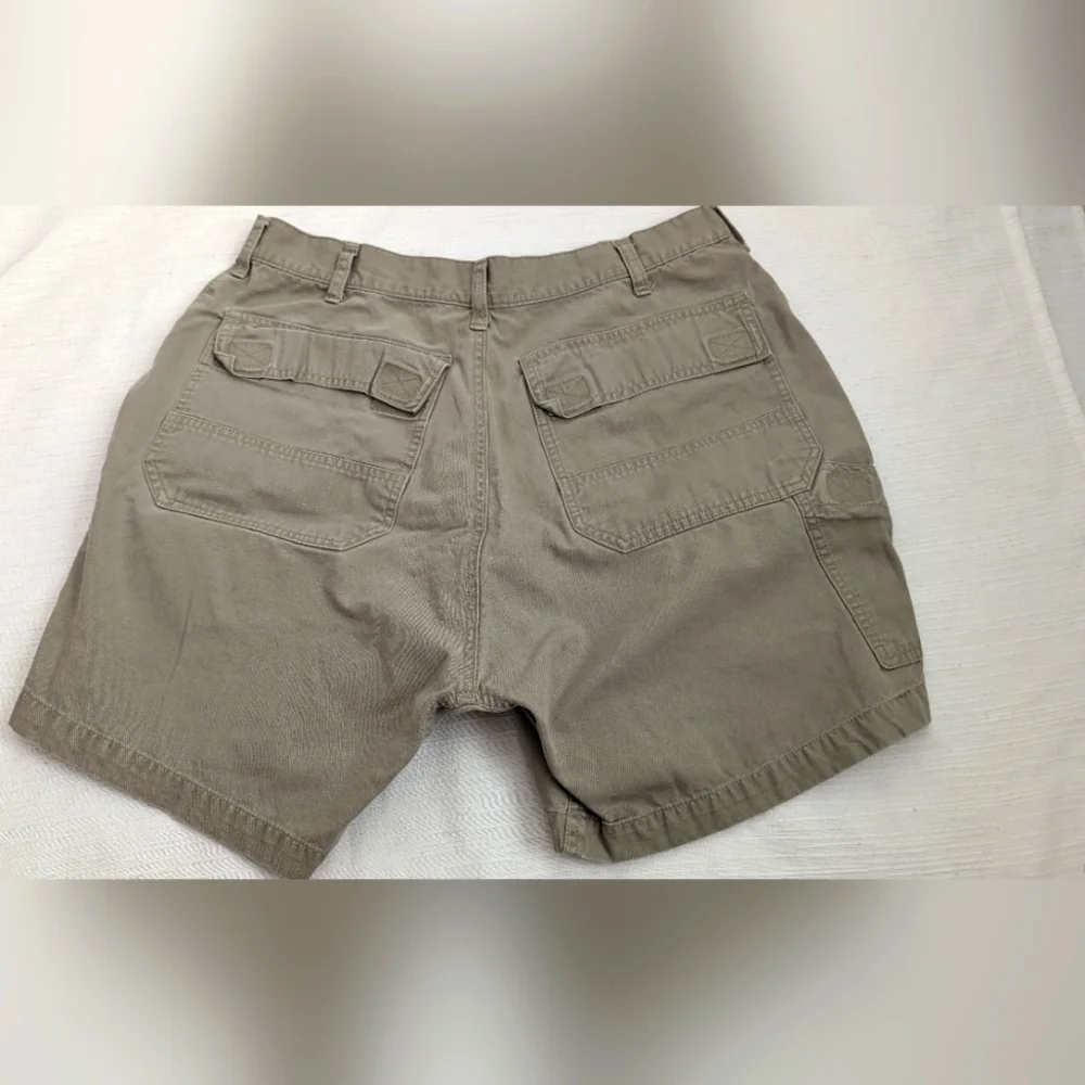REI Cargo Mans  Cargo Pockets Hiking Outdoor Khaki Short  Size 36